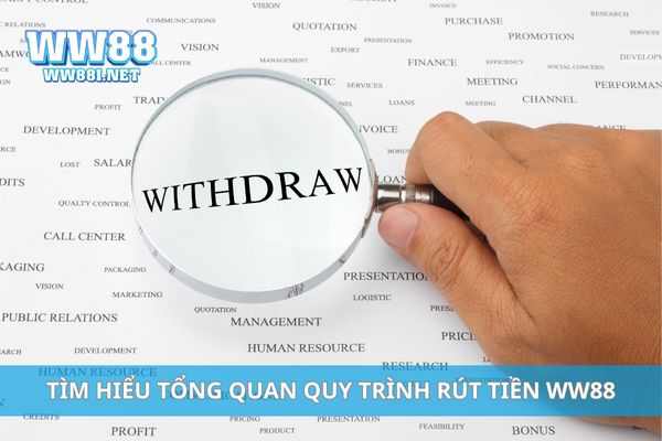Tìm hiểu tổng quan quy trình rút tiền WW88